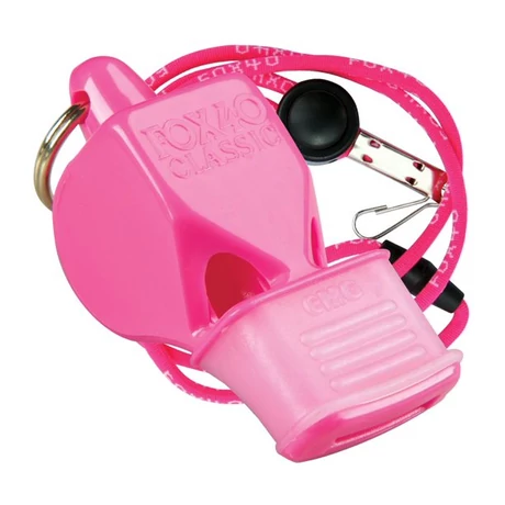 Fluier FOX 40 CMG II. roz (cu coardă de fluier) - S-Sport.ro
