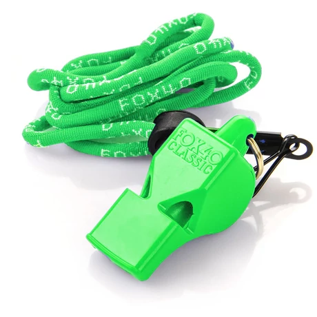 FOX 40 CLASSIC Fluier verde + balama - S-Sport.ro