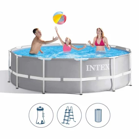 Set de piscină cu cadru metalic 366 x 99 cm - INTEX PRISM FRAME POOL 26716 - S-Sport.ro