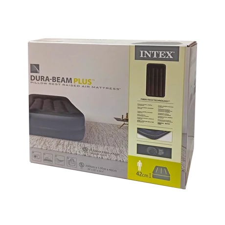 Pat de oaspeți cu compresor 191x99x42 cm INTEX 64122 - S-Sport.ro