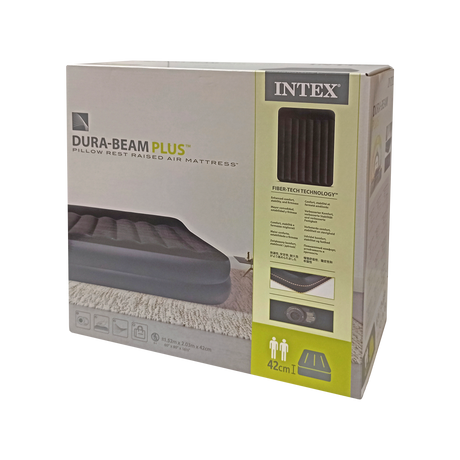 Pat gonflabil pentru oaspeți cu compresor INTEX - S-Sport.ro