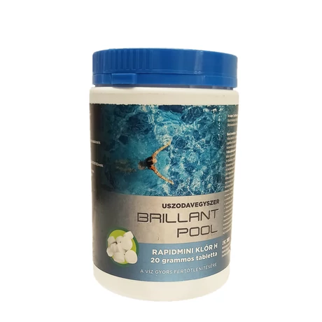 Clor 20 g tablete Rapidmini  1 kg BRILLANT POOL - S-Sport.ro