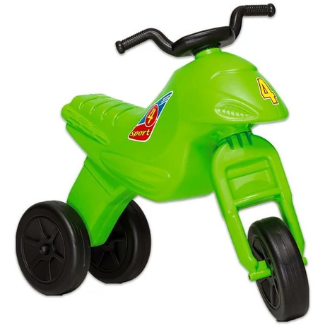 Motocicletă mică cu pedale, verde SUPER BIKE 4 MAXI - 143 - S-Sport.ro