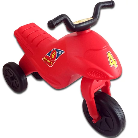 Motocicletă mică cu pedală pliabilă Red SUPER BIKE 4 MIDI - 142 - S-Sport.ro
