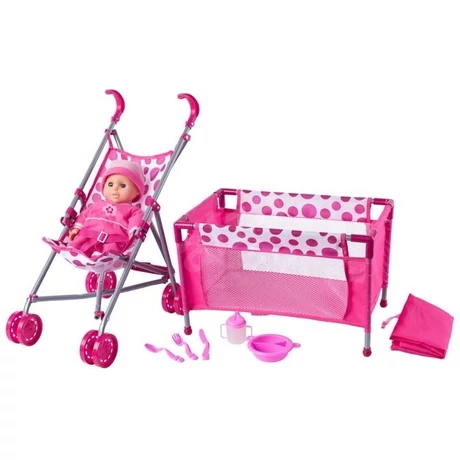 Set cărucior și pătuț WOODY- S-Sport.ro