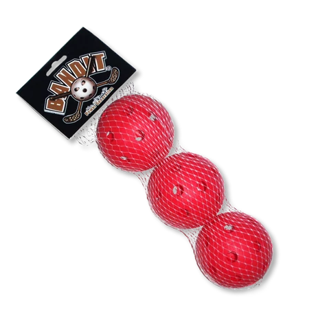 Set de mingi de competiție Floorball, roșu ACITO - S-Sport.ro
