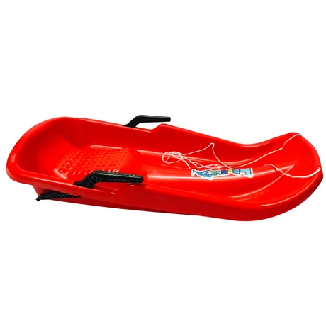 Bob din plastic cu maneta de frână - Roșu - S-Sport.ro