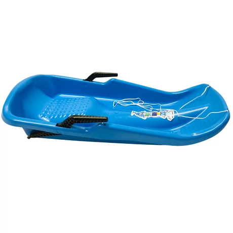 Bob din plastic cu maneta de frână - Albastru - S-Sport.ro