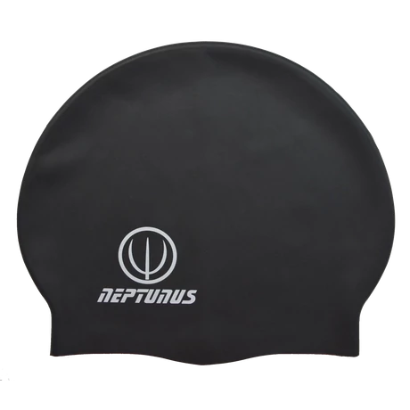 Cască de înot din silicon, neagră - NEPTUNUS ATLAS - S-Sport.ro