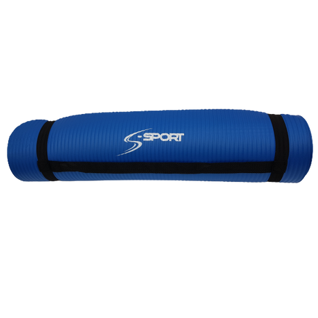S-SPORT Covoraș de yoga / covoraș de fitness, gros, albastru - S-Sport.ro