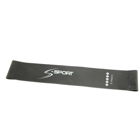 S-SPORT Mini Band Bandă Elastic de întărire, negru, extra puternic - S-Sport.ro