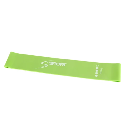 S-SPORT Mini Band Bandă Elastic de întărire, verde, puternic - S-Sport.ro