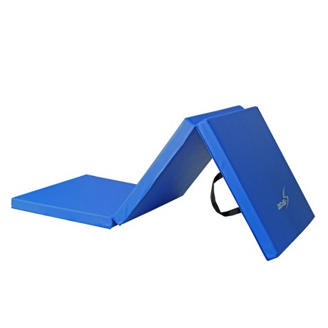 S-SPORT covoraș de gimnastică, pliabil, 200x100×5,5 cm PRO BLUE