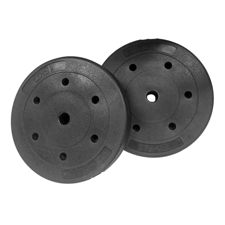 Greutate disc, vinil 2x15 kg S-SPORT - S-Sport.ro