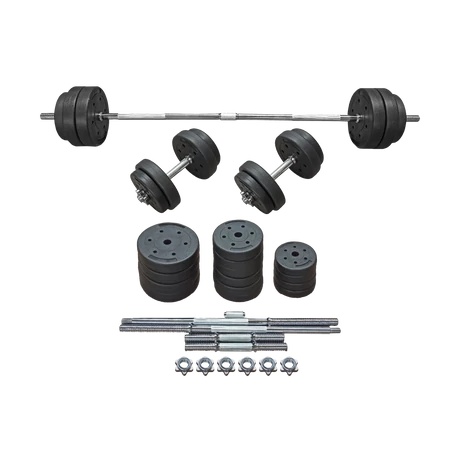 Set de gantere, 50 kg S-Sport - S-Sport.ro
