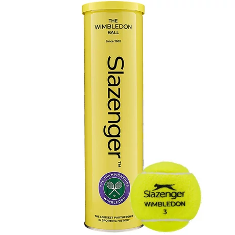Set de 4 mingi de tenis SLAZENGER WIMBLEDON - S-Sport.ro