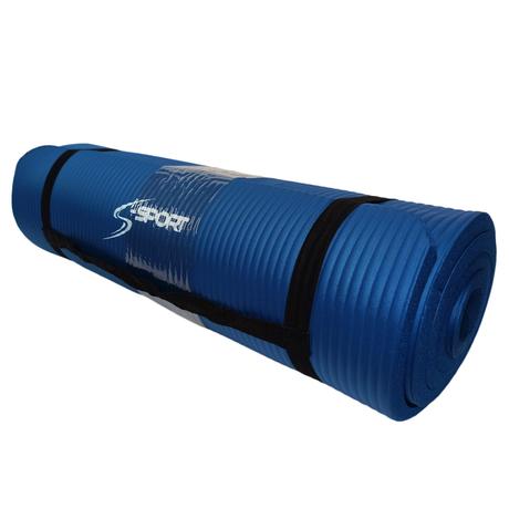 S-SPORT Covoraș de yoga / covoraș de fitness, foarte gros, albastru - S-Sport.ro