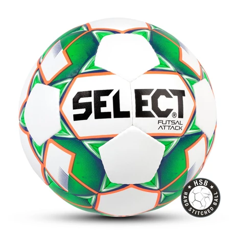 Minge de futsal SELECT ATTACK WHITE/GREEN - S-Sport.ro