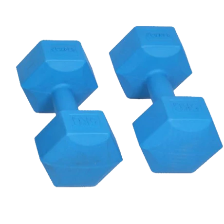 Ganteră din PVC, hexagonală 2x1 kg SPARTAN - S-Sport.ro