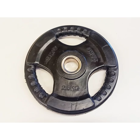 Disc de greutate, 31 mm, cauciucat, 2,5 kg S-SPORT - S-Sport.ro