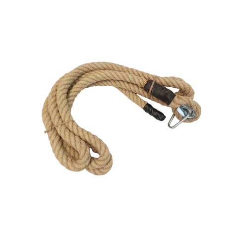 Coardă de cățărare 3m cânepă 34mm - S-Sport.ro