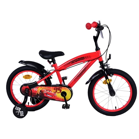 Bicicletă pentru copii Volare Disney Mașini, 16 inch, cu sistem dublu de frânare-S-Sport.ro