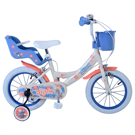 Bicicletă copii Volare Disney Stitch, 14 inch, cu două sisteme de frânare-S-Sport.ro