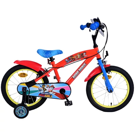 Bicicletă copii Volare Paw Patrol, 16 inch, cu sistem de frânare dublu - S-Sport.ro