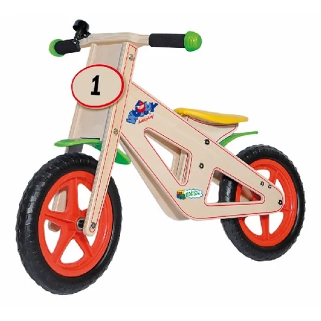 Bicicleta de antrenament din lemn WOODY 93021 - S-Sport.ro