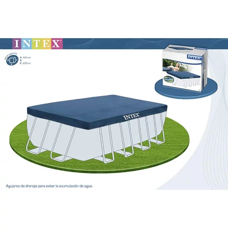 Acoperiș dreptunghiular pentru piscină INTEX 28037 - S-Sport.ro