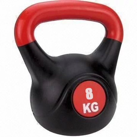 Kettlebell, plastic, 8 kg S-SPORT - S-Sport.ro