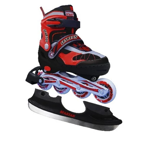 2 în 1 patine cu role și patine de gheață, 34-37 BOY SPARTAN - S-Sport.ro