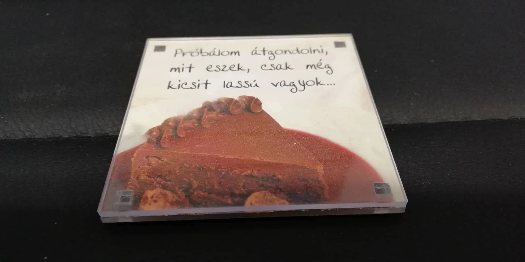 Magnet de frigider cu text amuzant