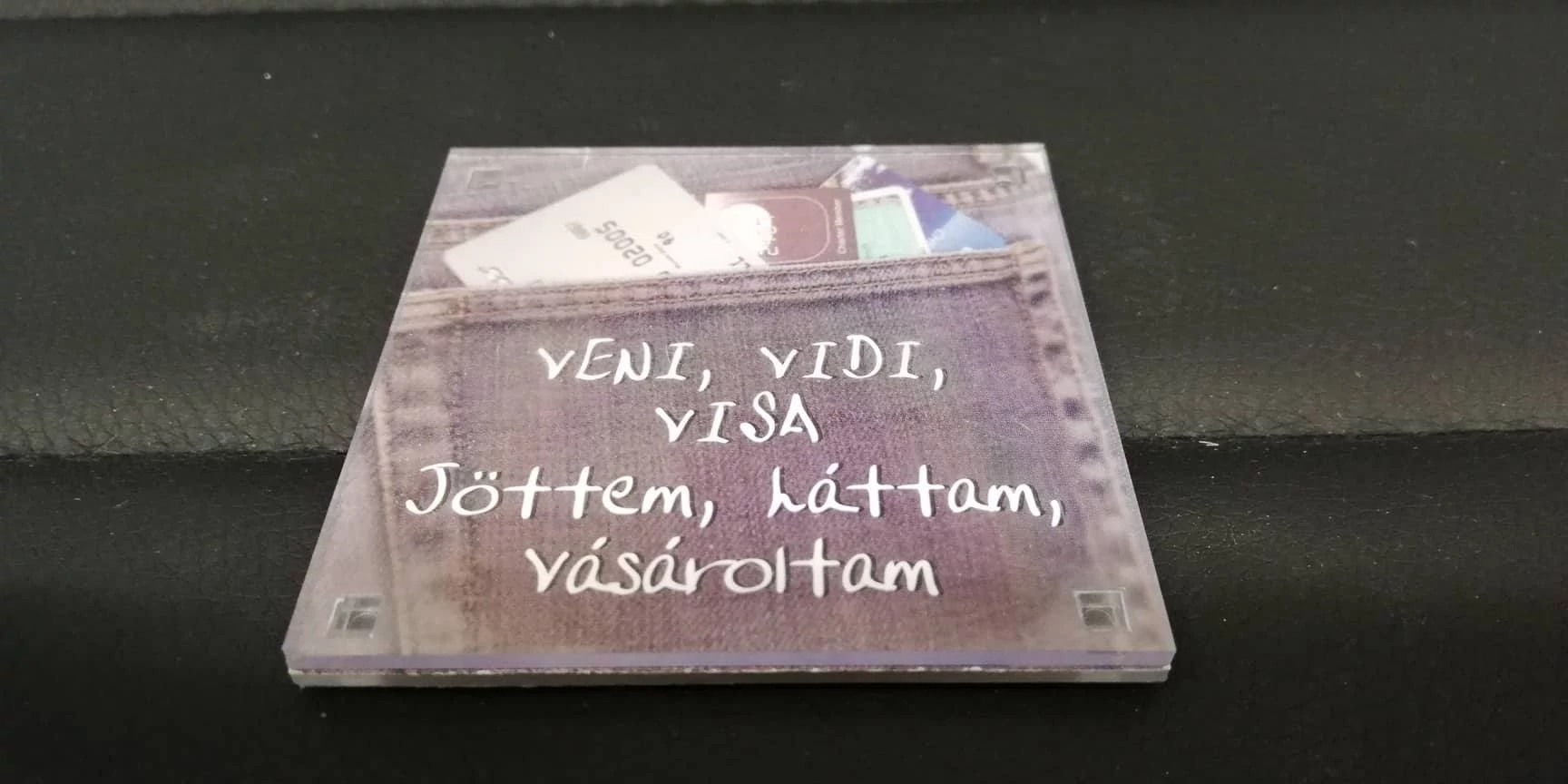 Magnet de frigider cu text amuzant