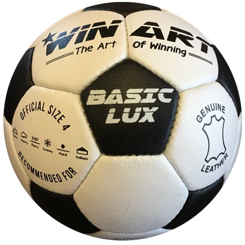 Minge de fotbal din piele, mărimea 4 WINART BASIC LUX