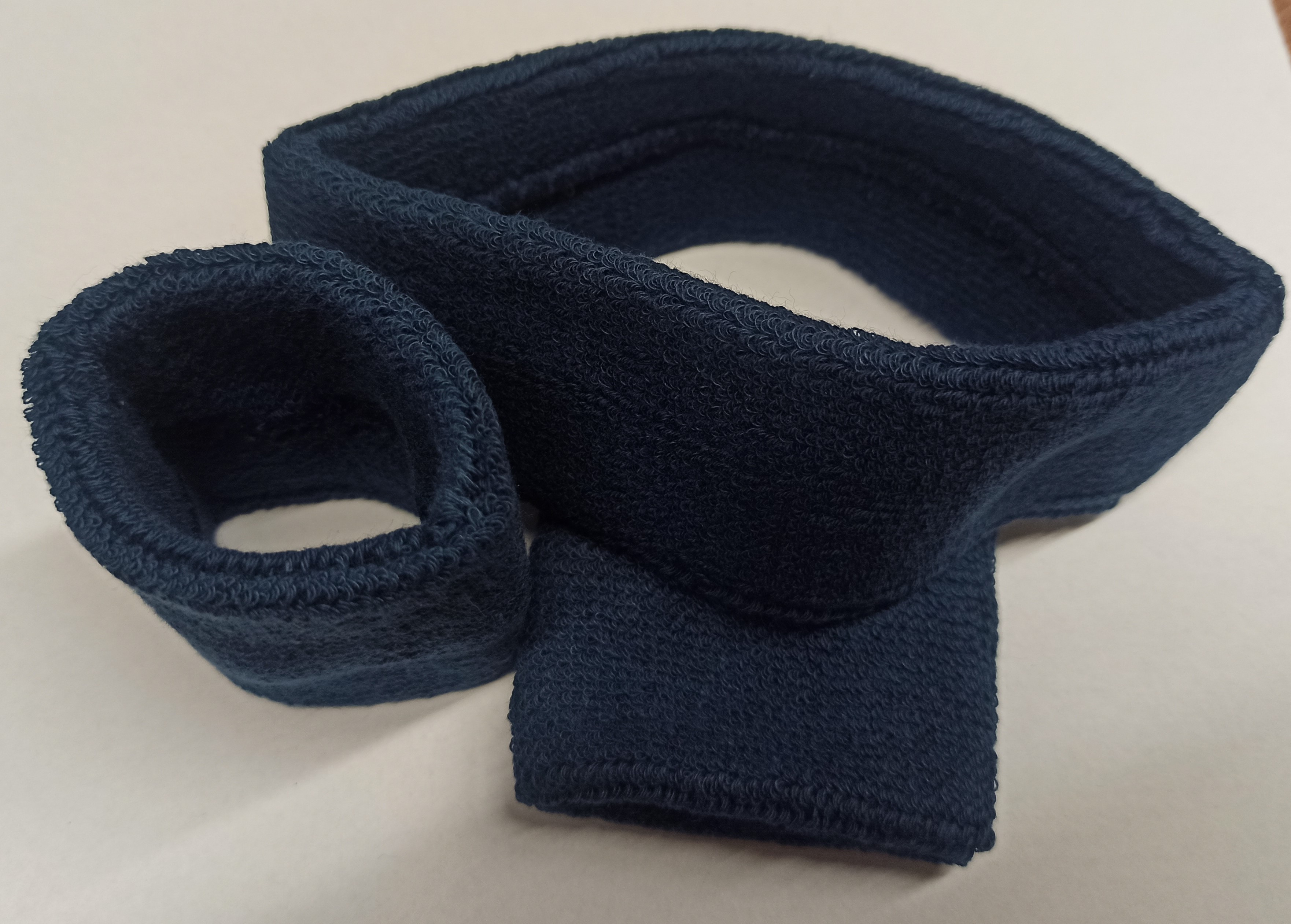 Cureaua pentru cap și încheietura mâinii, set albastru de 3 SPARTAN