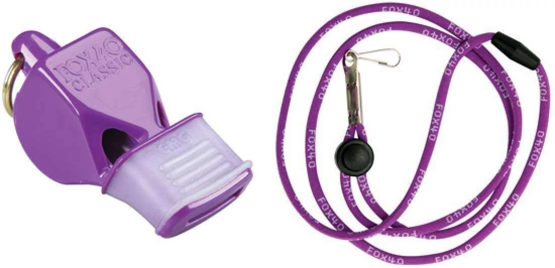 Fluier FOX 40 CMG II. violet (cu coardă de fluier)
