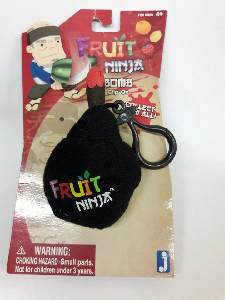 Pluș bombă de 10 cm - FRUIT NINJA