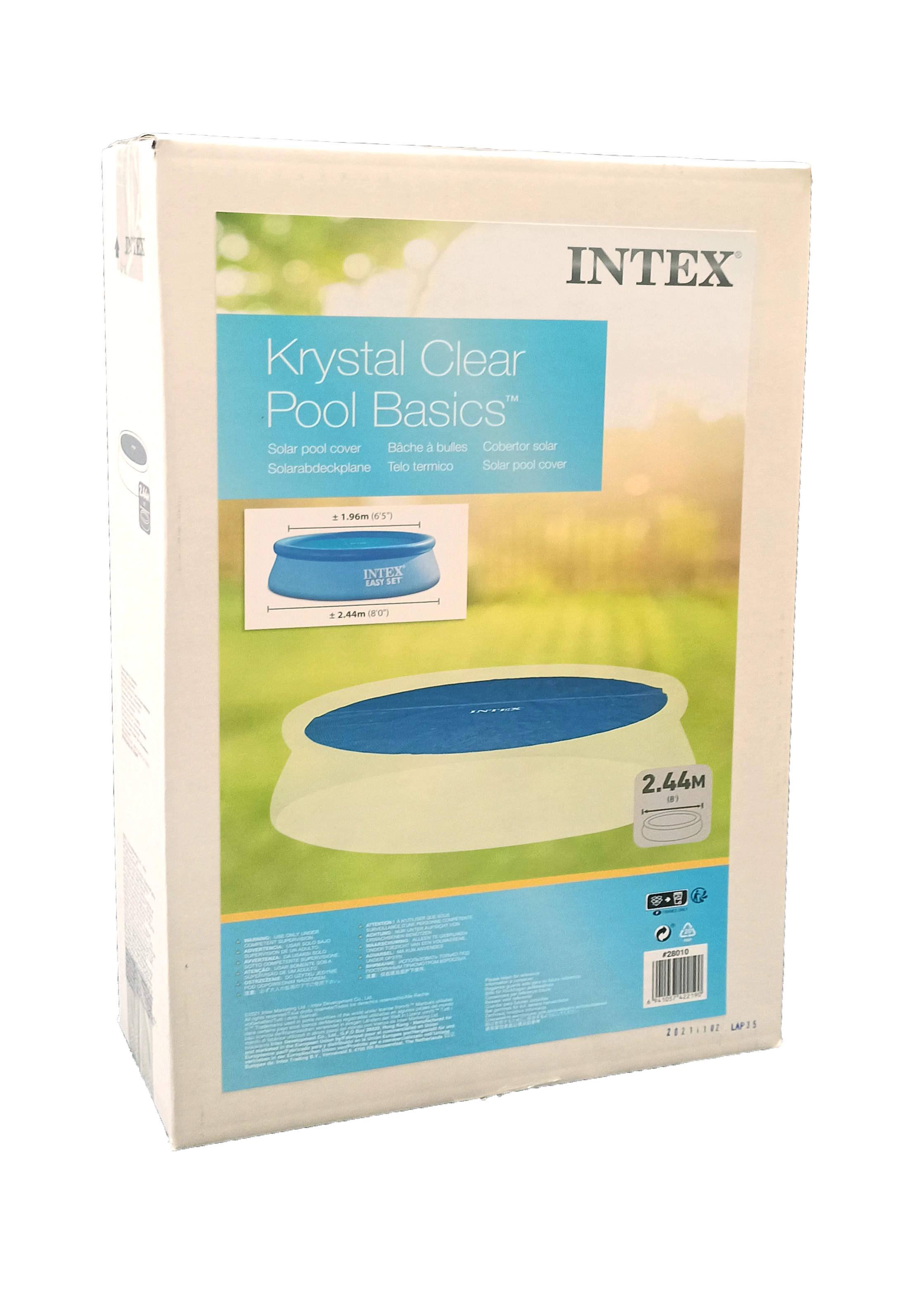 Acoperiș solar pentru piscine Easy 244 cm - INTEX 28010