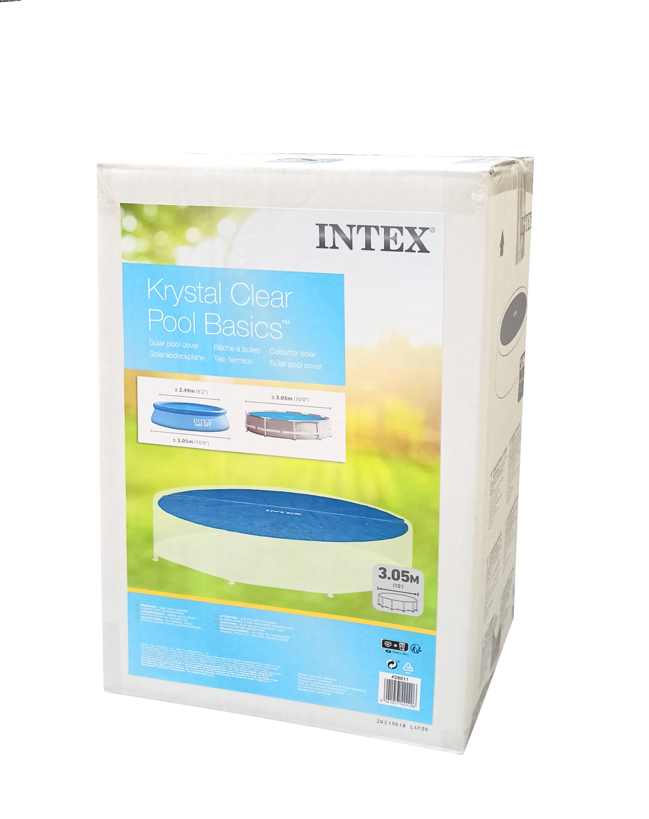Acoperiș solar pentru piscinele Easy și Frame de 305 cm - INTEX 28011