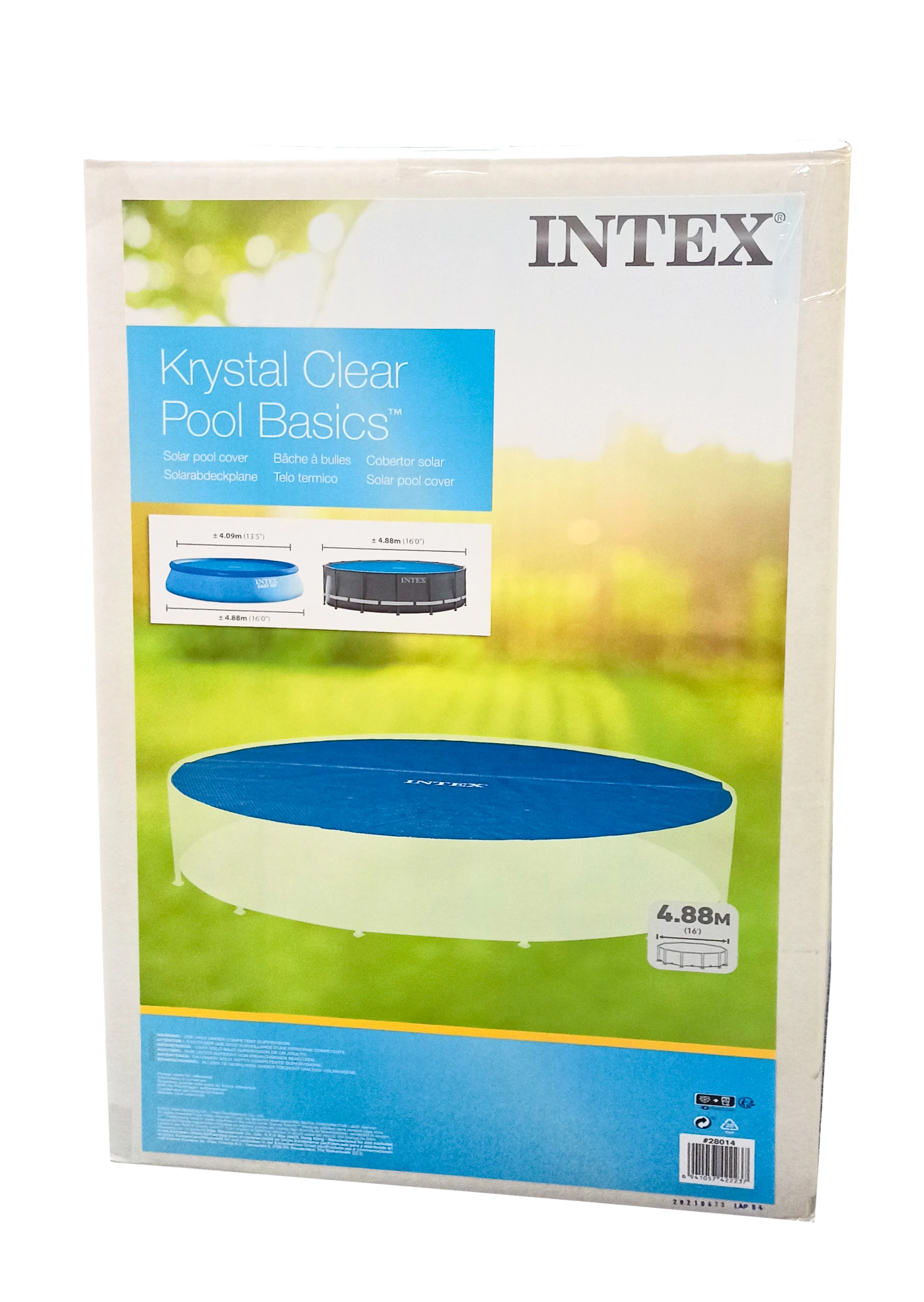 Acoperiș solar pentru piscinele Easy și Frame de 488 cm - INTEX 28014