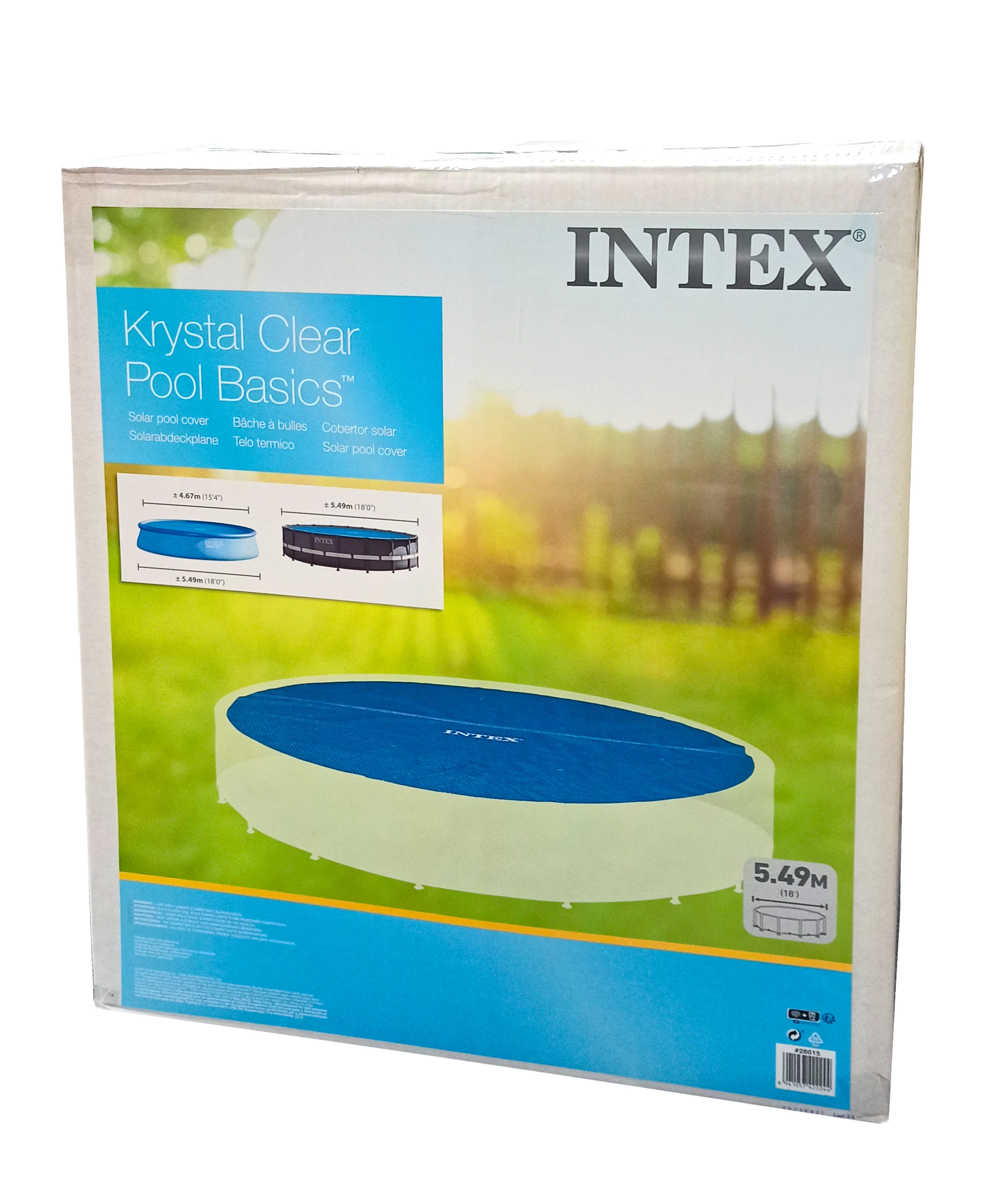 Acoperiș solar pentru piscinele Easy și Frame de 549 cm - INTEX 28015