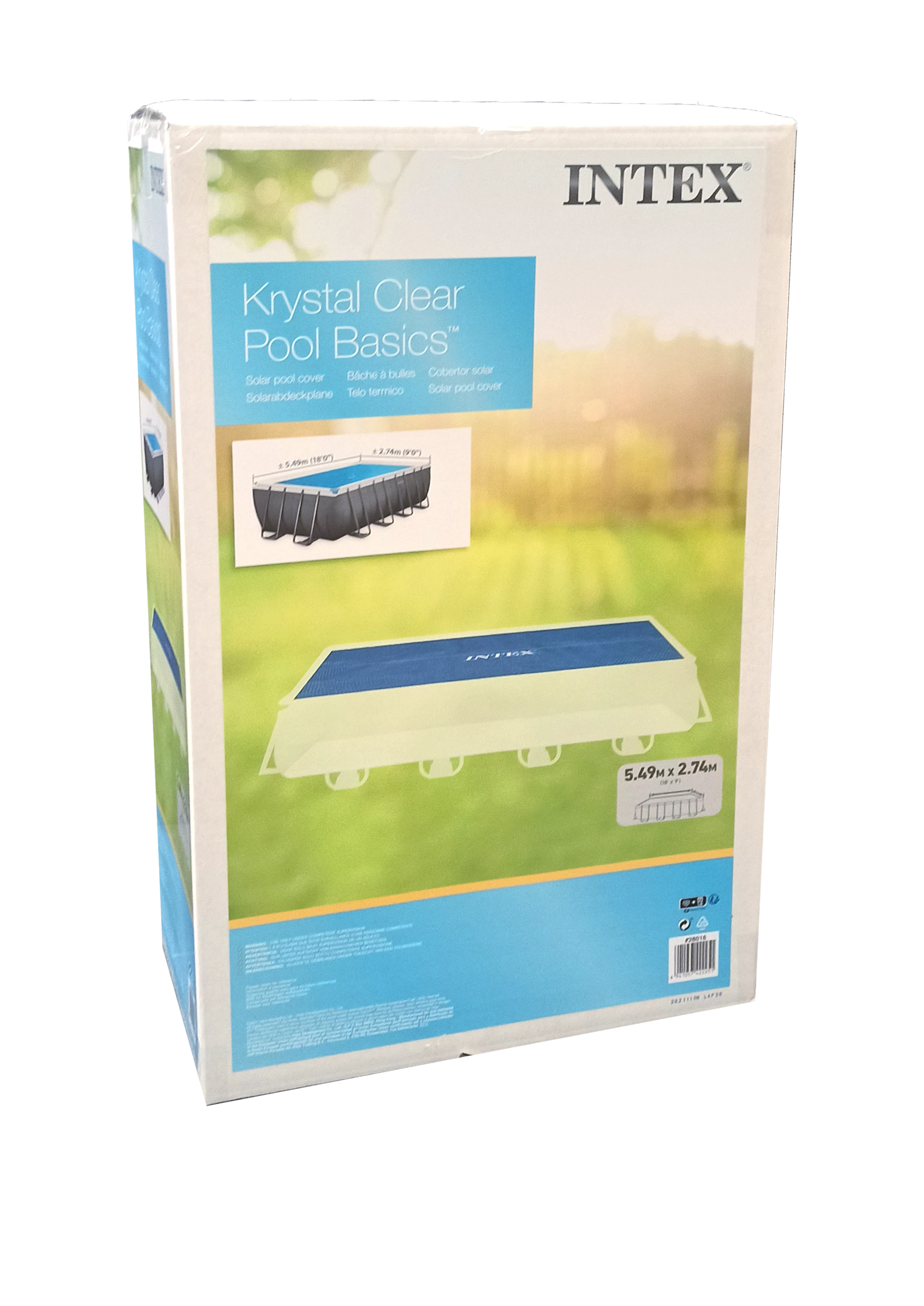 Acoperiș solar pentru piscină 549x274 cm - INTEX 28016