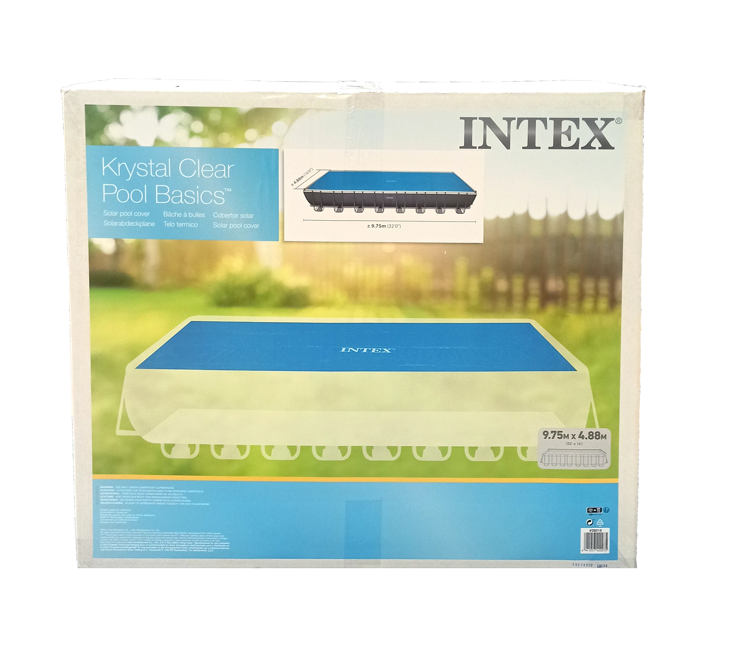 Acoperiș solar pentru piscină de 975x488 cm - INTEX 28018