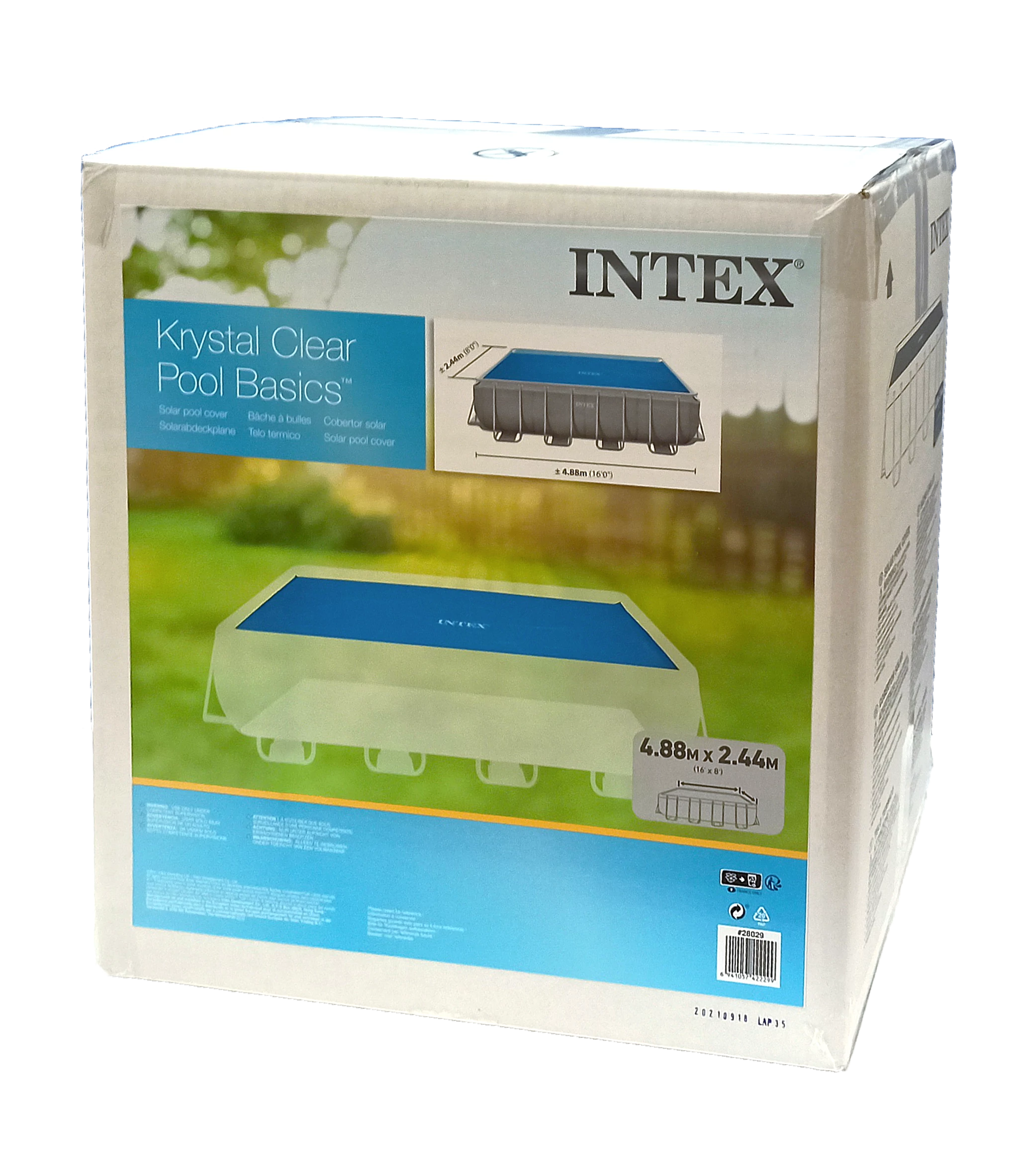 Acoperiș solar pentru piscină 488x244 cm - INTEX 28029