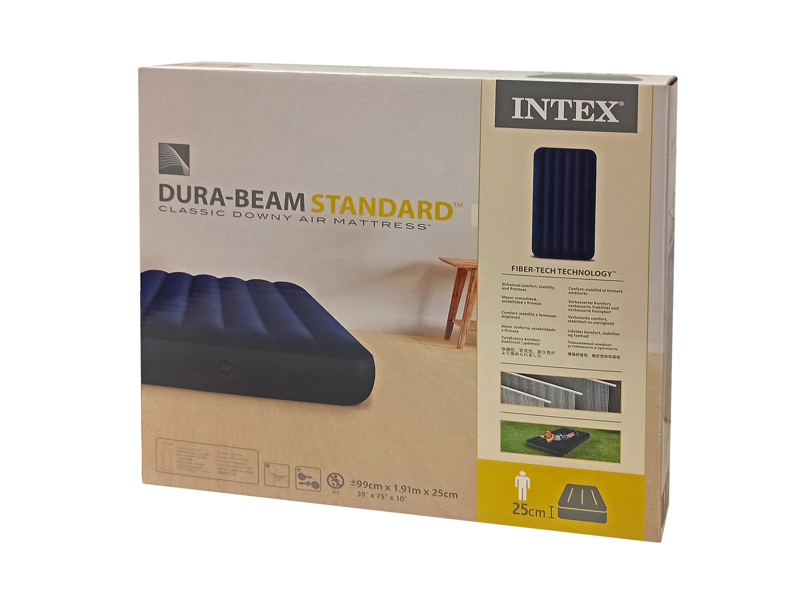 Pat gonflabil 191x99x25 cm INTEX DURA BEAM