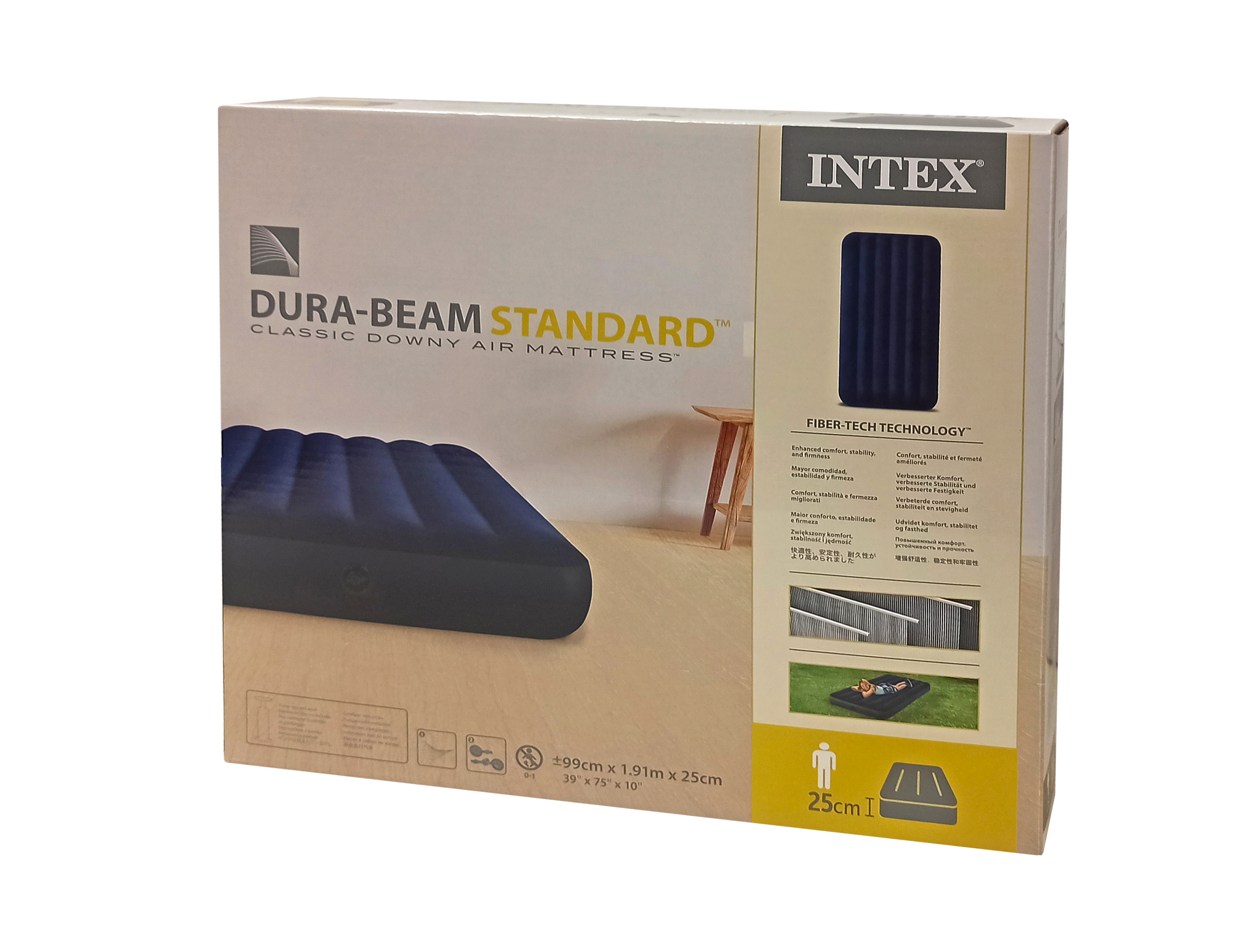 Pat gonflabil 191x99x25 cm INTEX DURA BEAM
