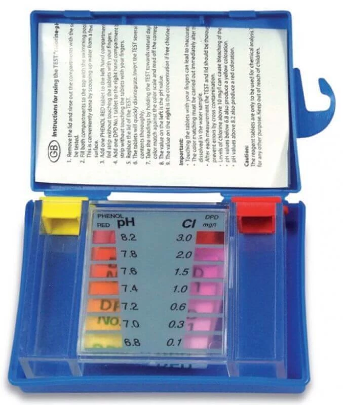 TESTER DE TABLETE PENTRU MĂSURAREA CL ȘI PH
