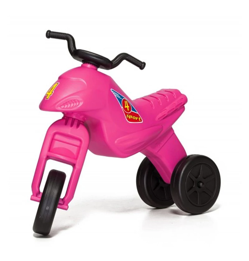 Motocicletă mică cu pedale, roz SUPER BIKE 4 MAXI - 143