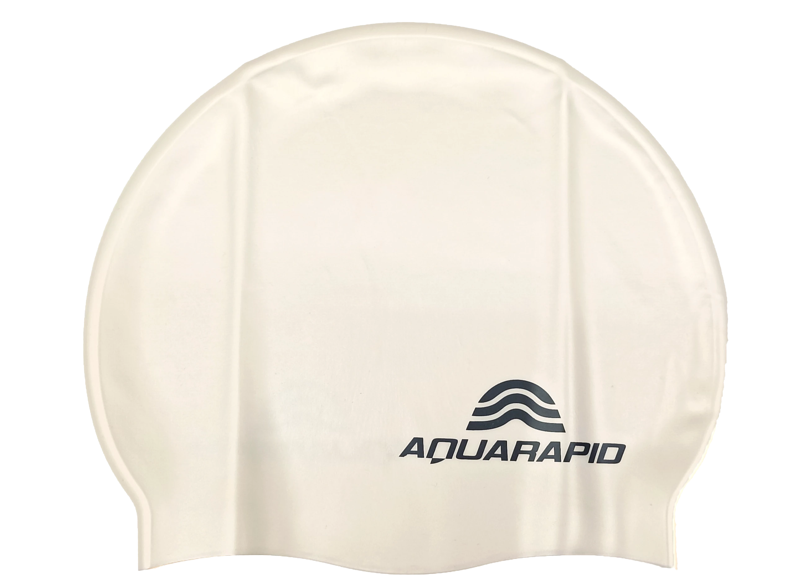 Cască de înot din silicon, alb-deschis - AQUARAPID